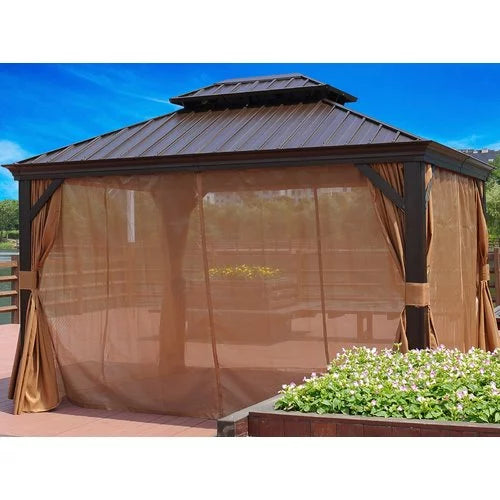 12 ft. W x 10 ft. D Aluminum Hardtop Gazebo Y97311