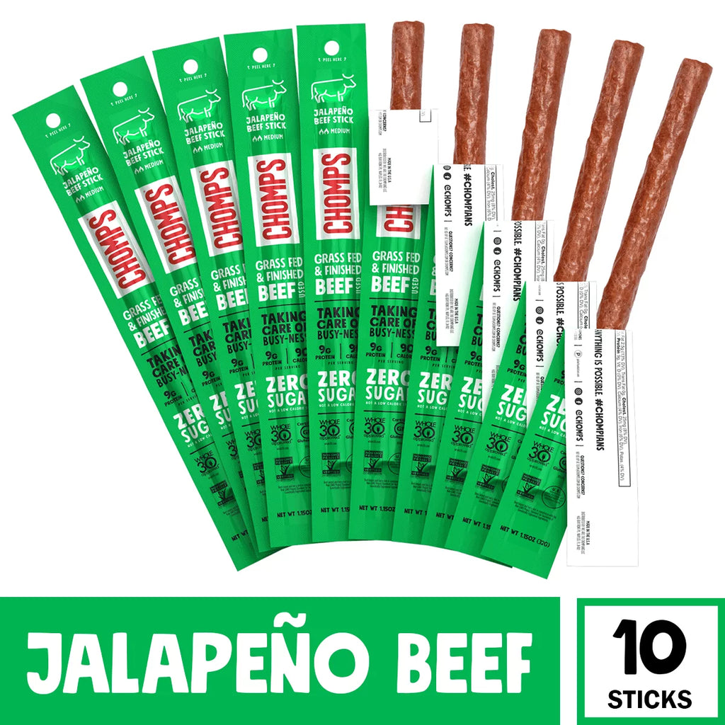 Jalapeno Beef Jerky Sticks 10ct 1.15oz F743388