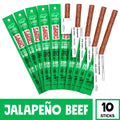 Jalapeno Beef Jerky Sticks 10ct 1.15oz F743388