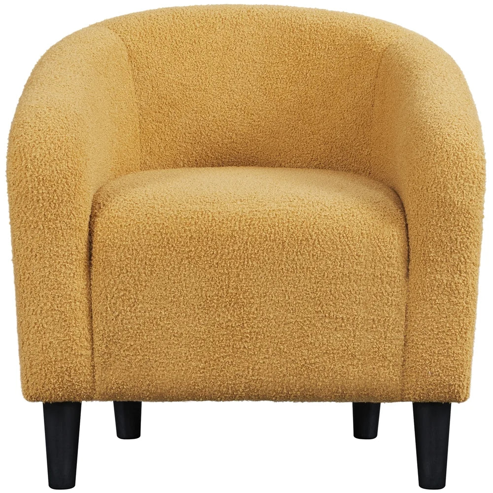 Mustard Yellow Upholstered Accent Chair X96367