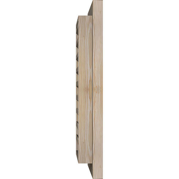 20-in x 20-in Unfinished Smooth Pine Gable Vent T76508