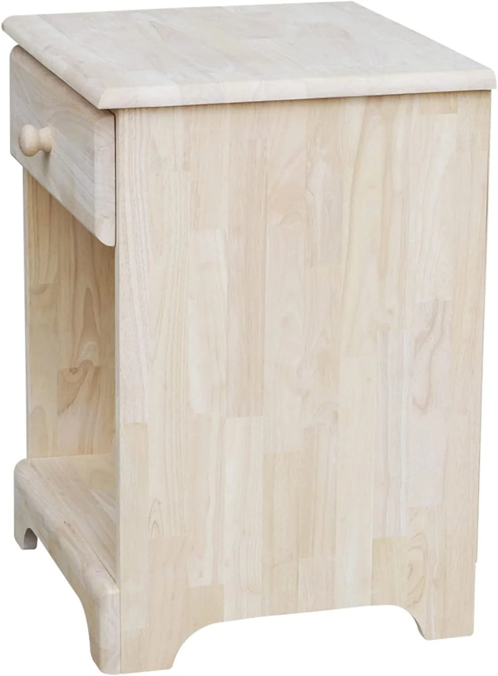Night Stand with One Drawer Unfinished A94206