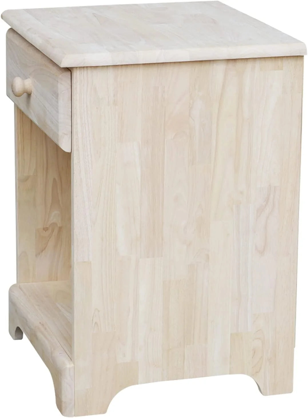 Night Stand with One Drawer Unfinished A94206