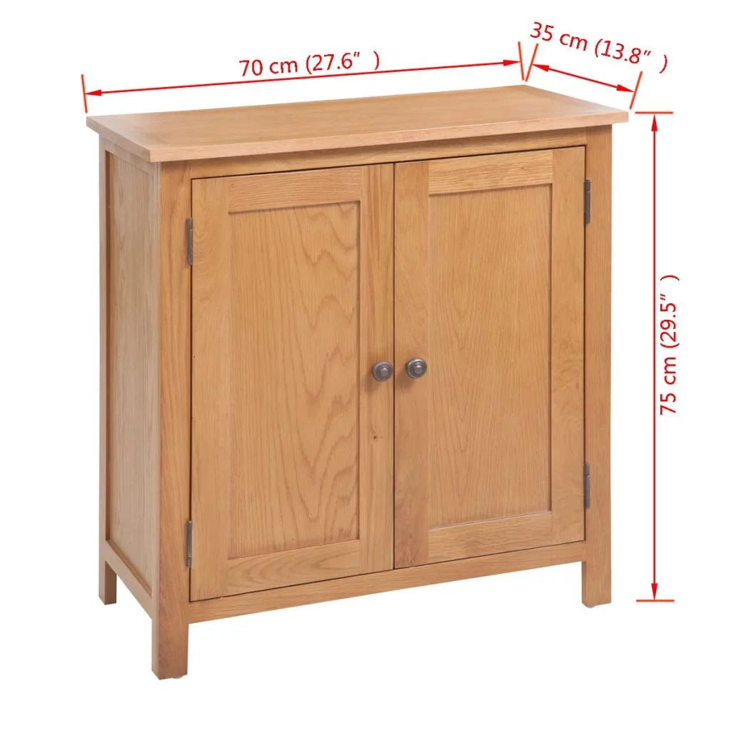 Solid Oak Wood Sideboard U759154