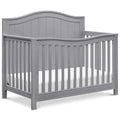 4-in-1 Convertible Crib in Gray Q9325