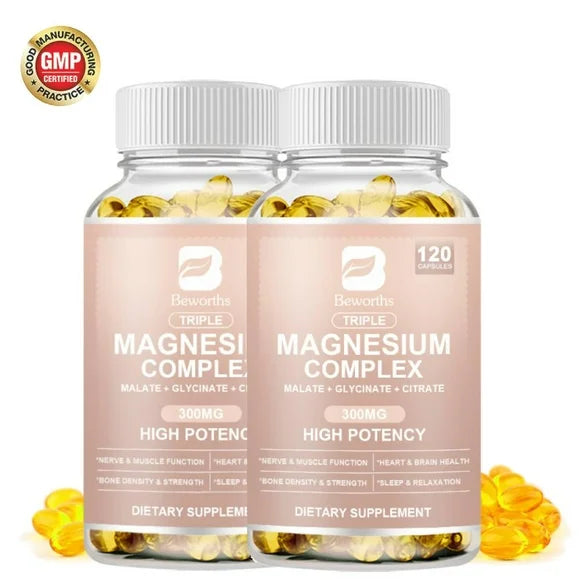 300mg Triple Magnesium Complex 240 Capsules V110