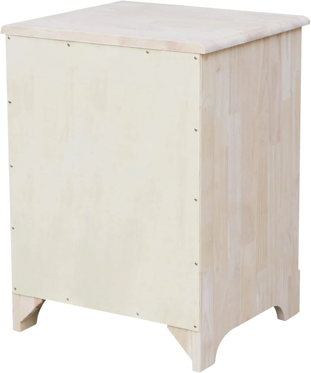Night Stand with One Drawer Unfinished A94206