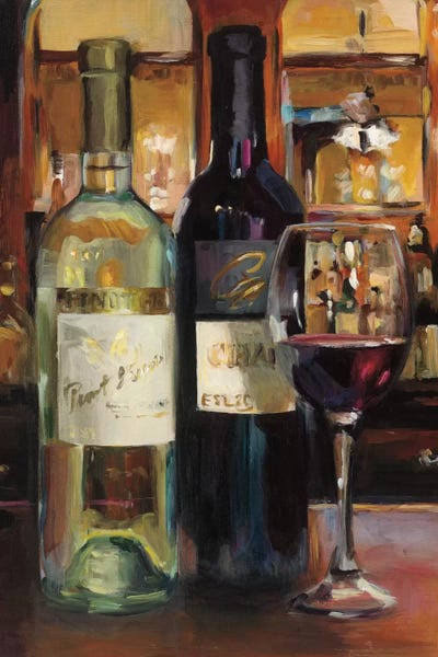 Framed Canvas Art Wine J778