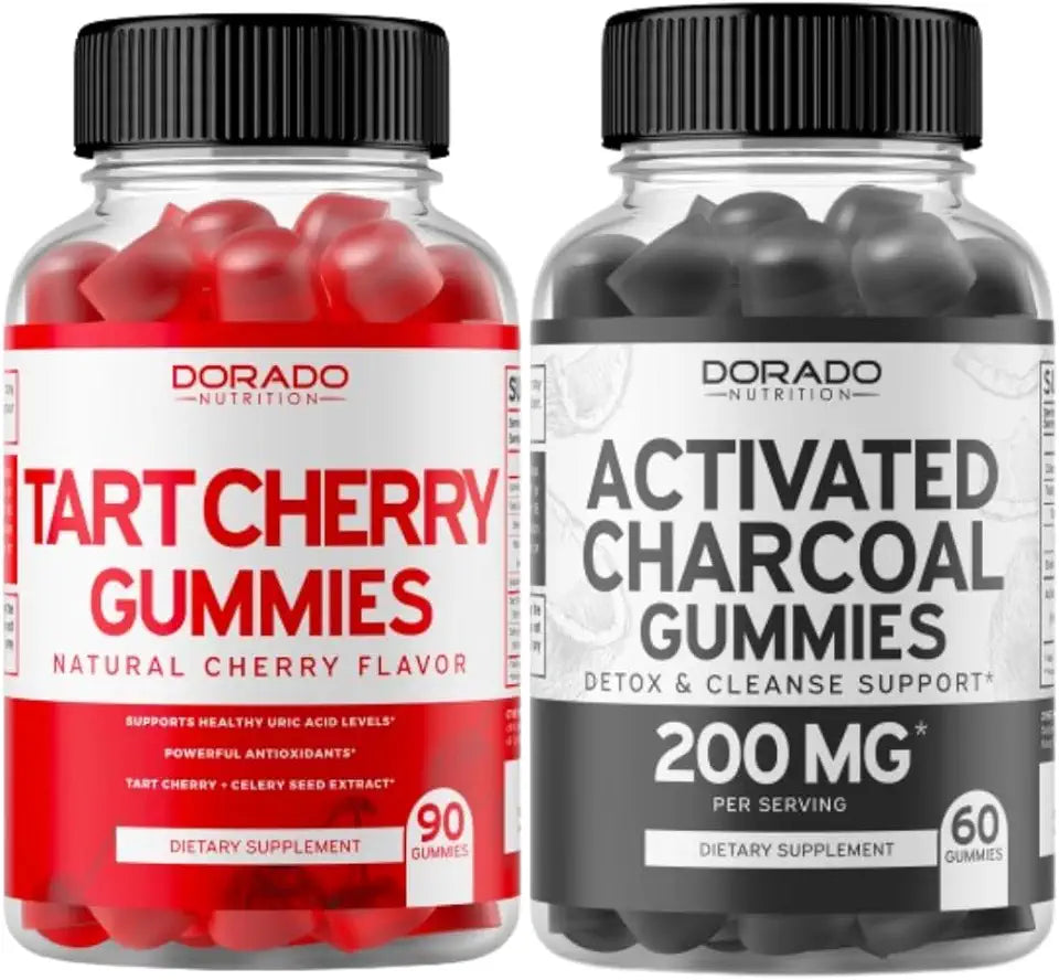 Tart Cherry Celery Seed and Activated Charcoal Gummies M971928