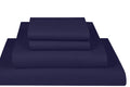100% Egyptian Cotton 4-Piece Bed Sheet Set King Plum K10380