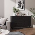 Black 8 Drawer Dresser C392