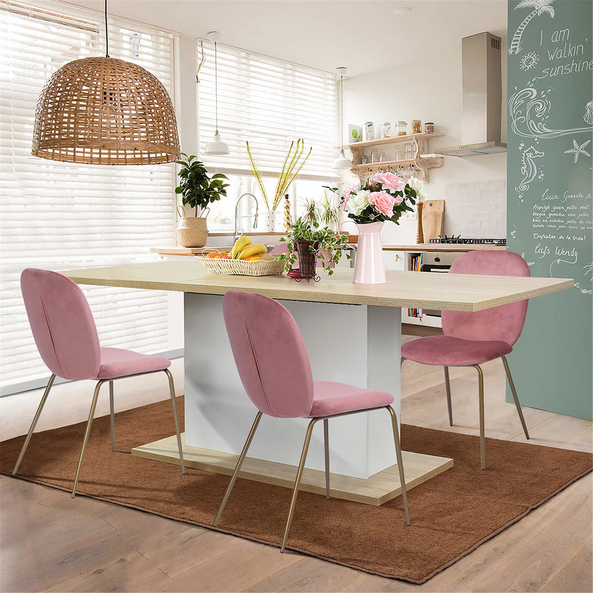 Velvet Dining Chair Set of 2 K2502