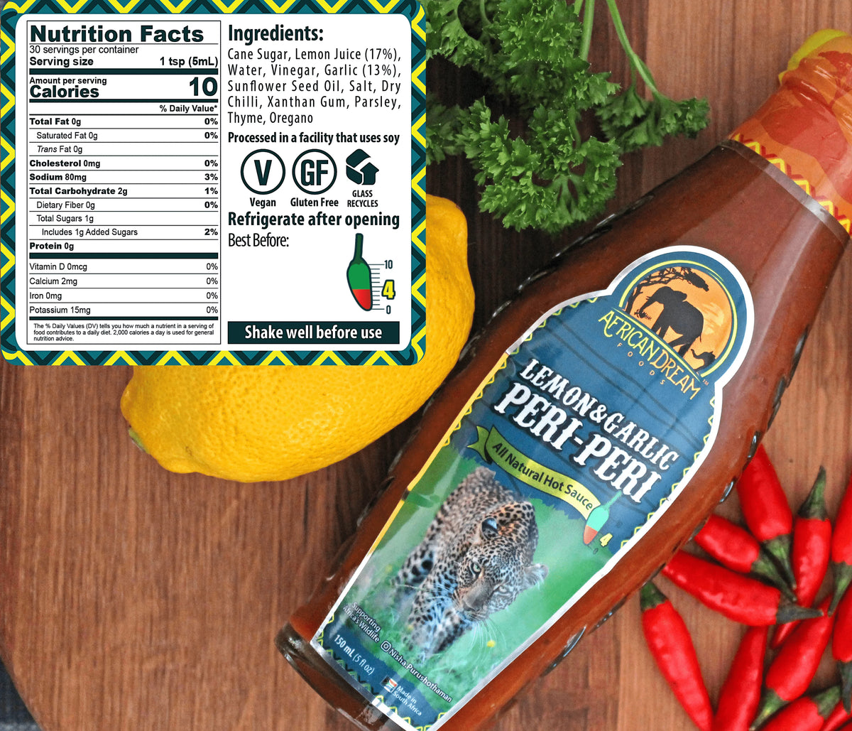 Mild to Spicy Sauce Gift Pack - Fermented Jalapeno, Lemon & Garlic Peri-Peri, Bird's Eye Chili | 5 fl oz Bottles, 3PK P7380
