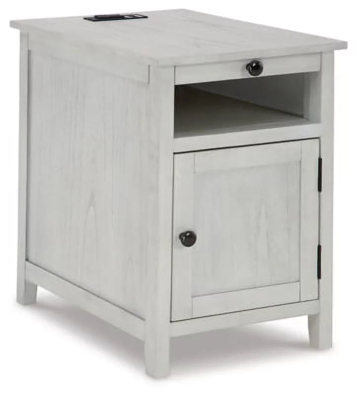 Antique White Chairside End Table C9282