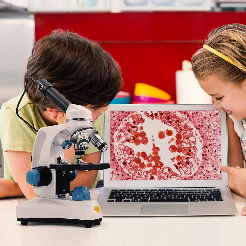 Compound Student Microscope 40X-1000X Monocular E107
