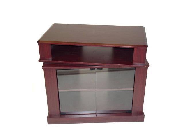 Cherry Swivel Top Entertainment Cart S106736
