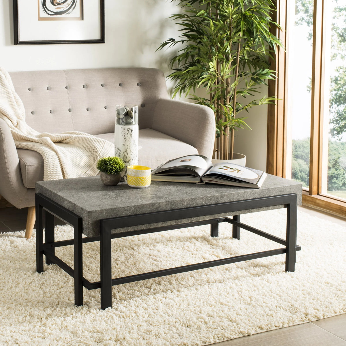 Rectangular Contemporary Coffee Table E75824