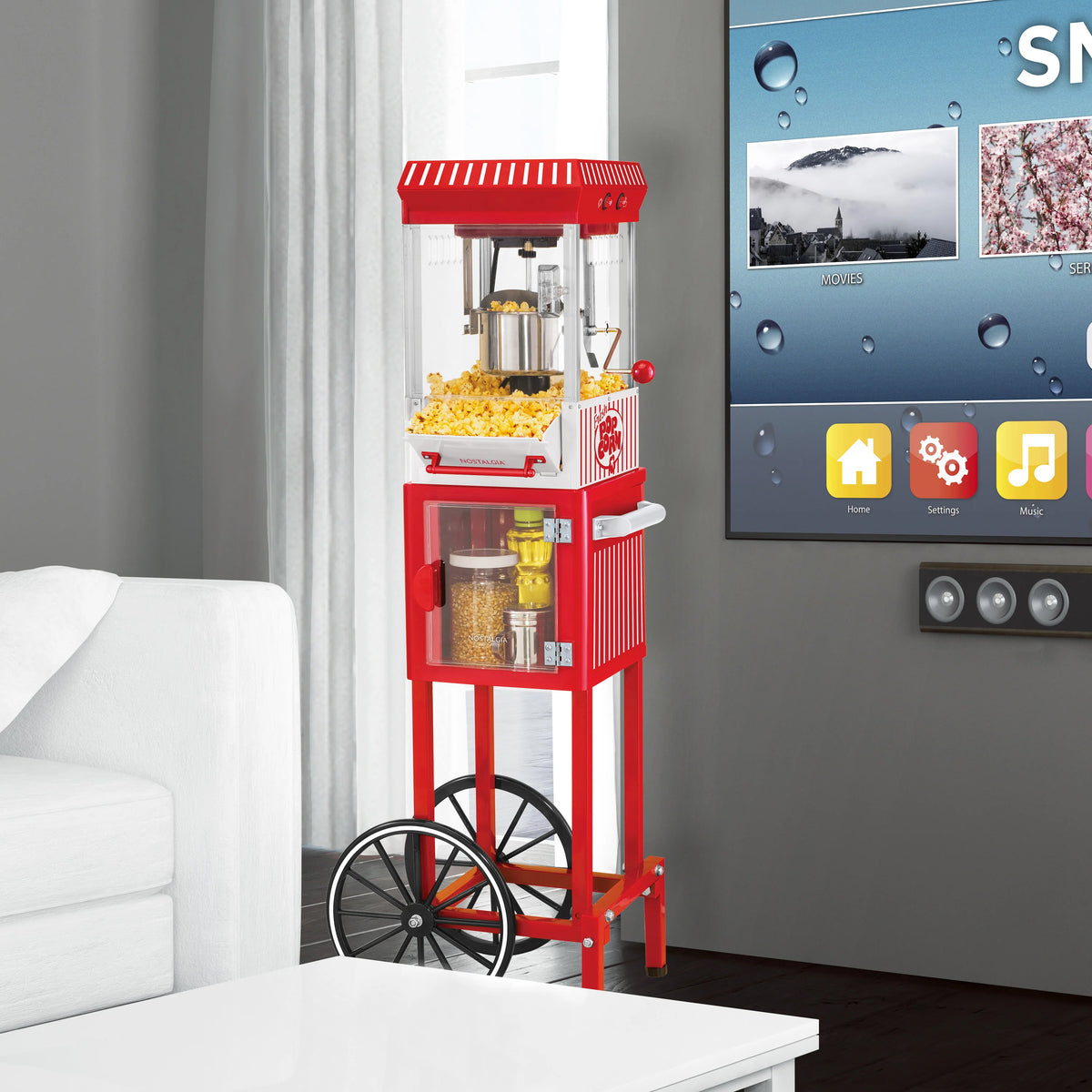 2.5 oz Popcorn Cart W4222