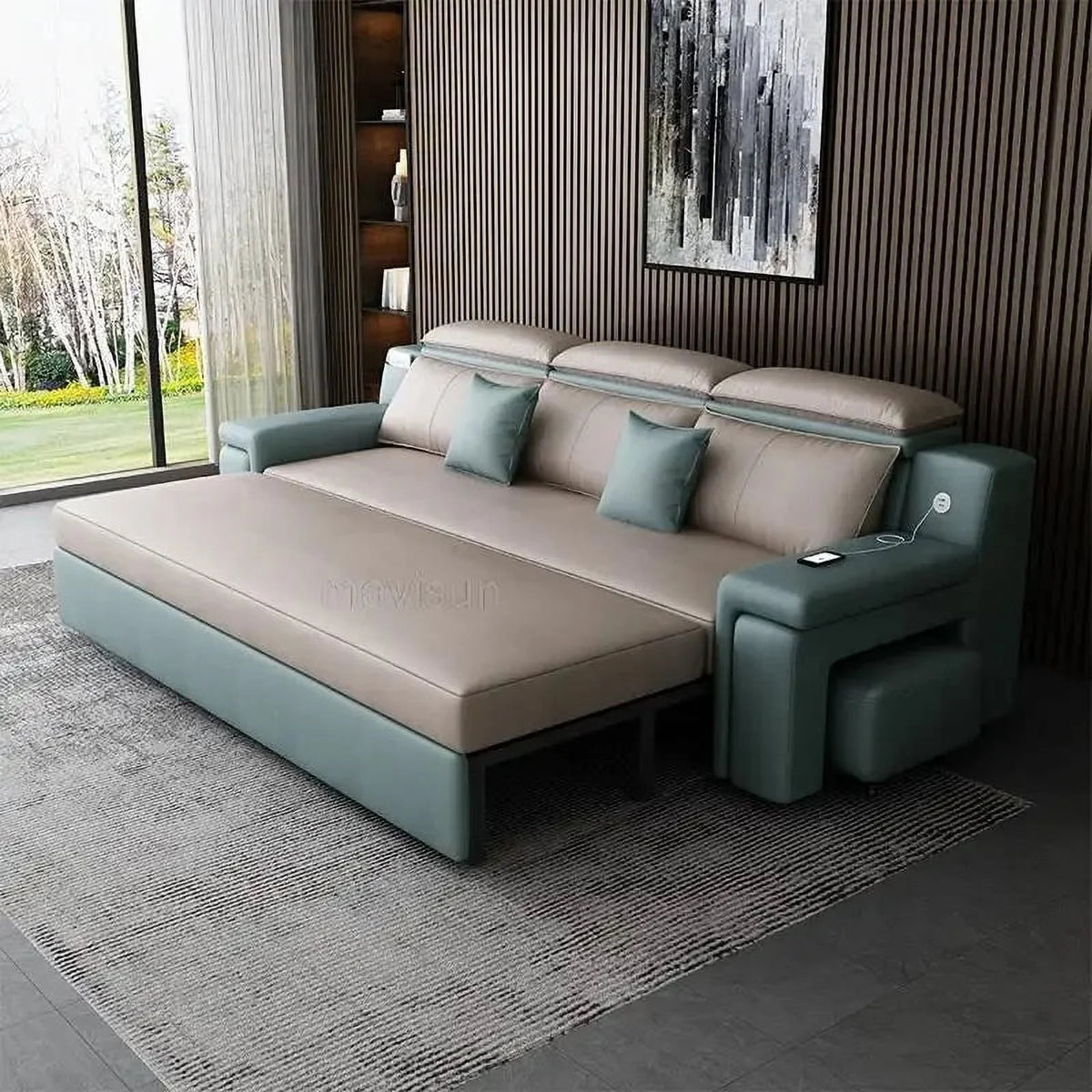 Multifunctional Technology Cloth Sofa Bed H477346