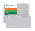 Bronze MERV 6 16x25x4 Pleated Air Filter Pack of 4 D725475