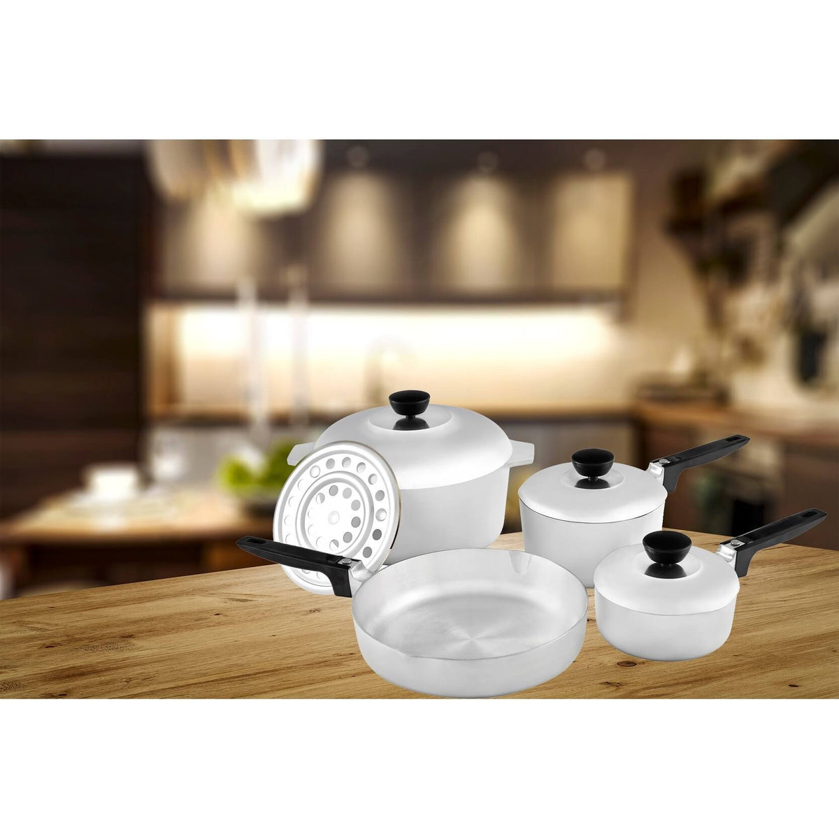 8-Piece Aluminum Cajun Cookware Set L498118