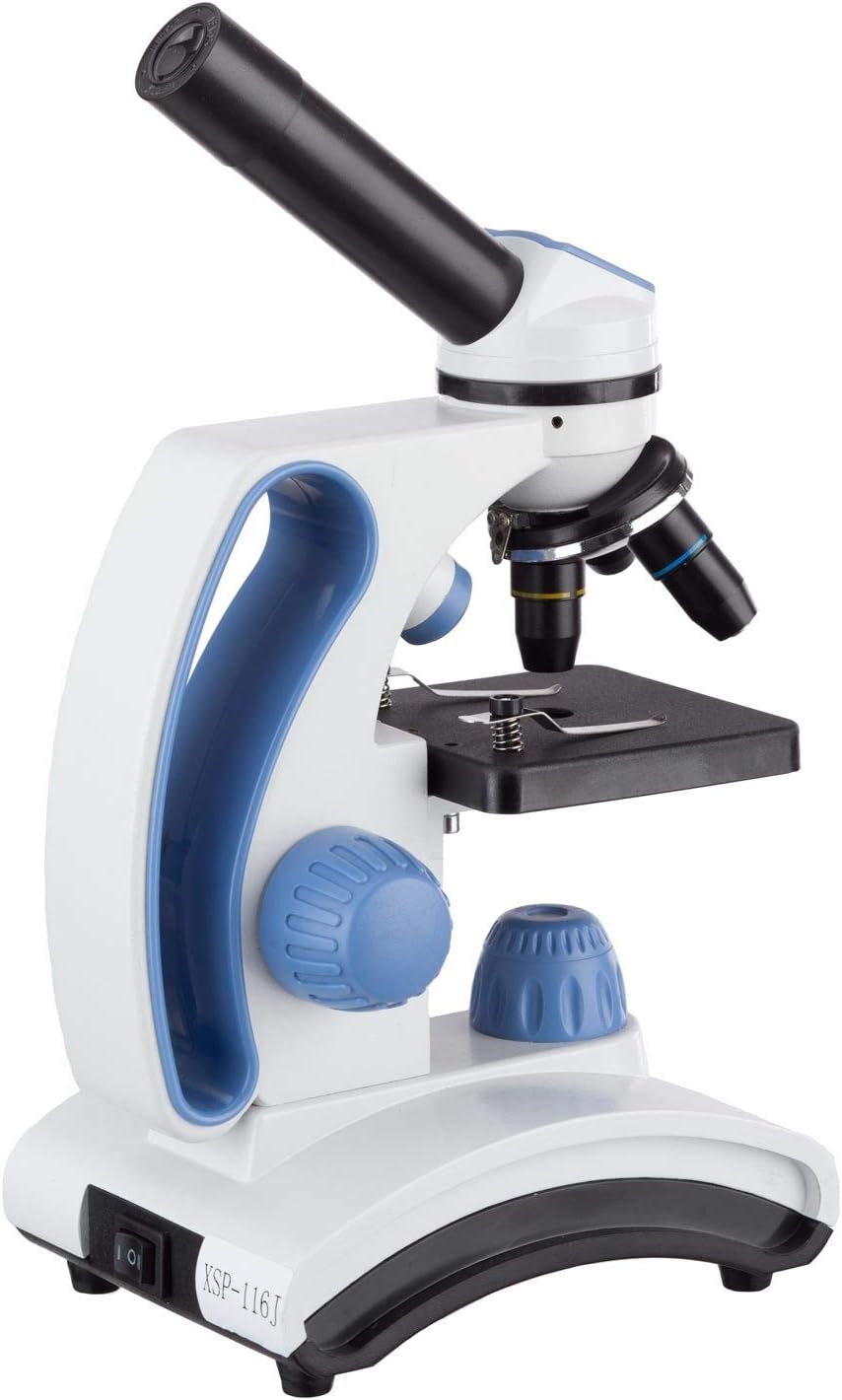 40X-1000X Monocular Compound Microscope with Slide Preparation Kit Z979186