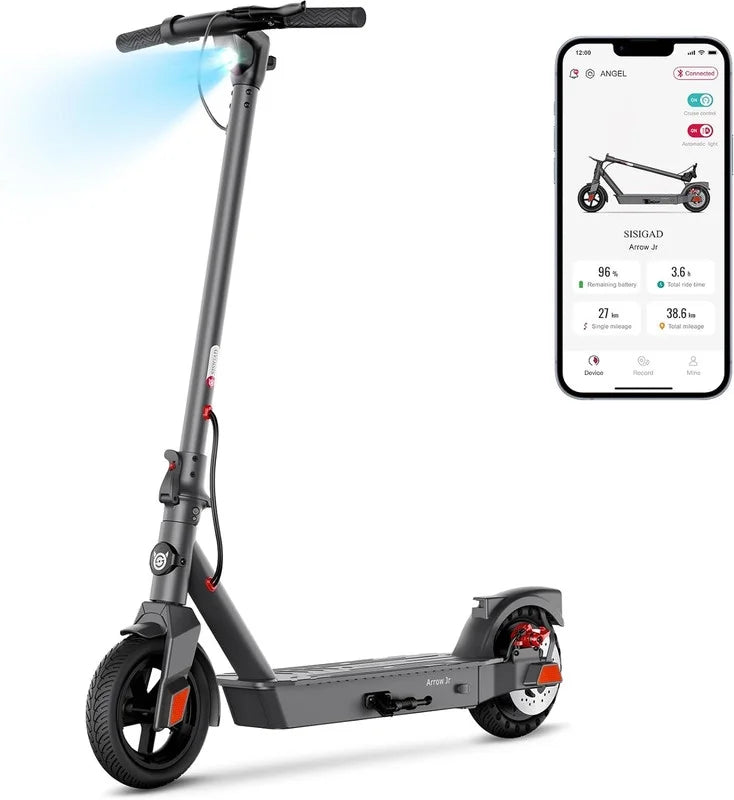 Electric Scooter with 500W Motor, 8.5 Solid Tires, 15 Miles Range B650