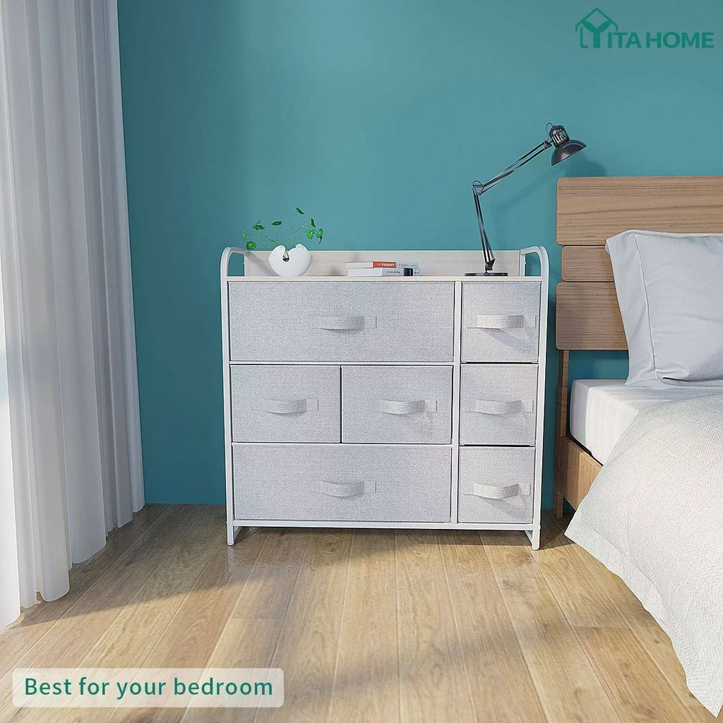 7 Drawer Fabric Storage Dresser E661593