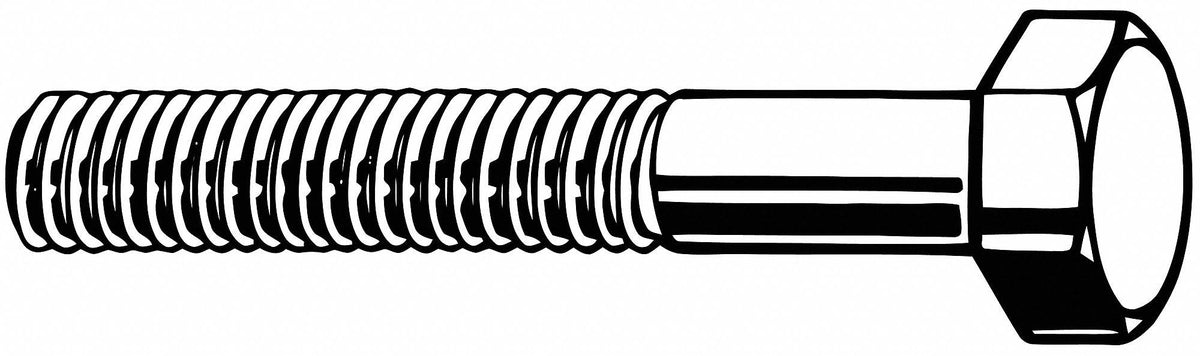 3 1/2 in 18-8 Stainless Steel Hex Head Cap Screw V411