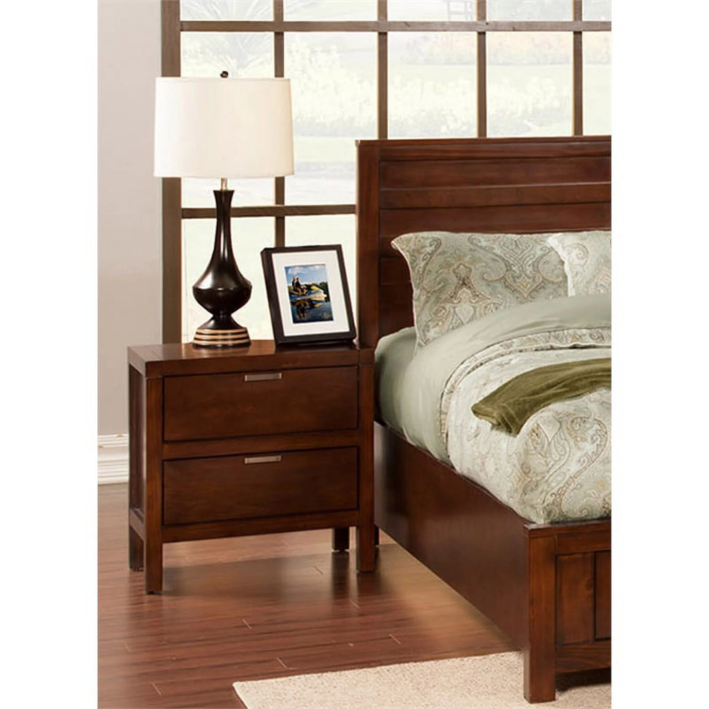 3 Piece Nightstand and California King Storage Bed Set L801