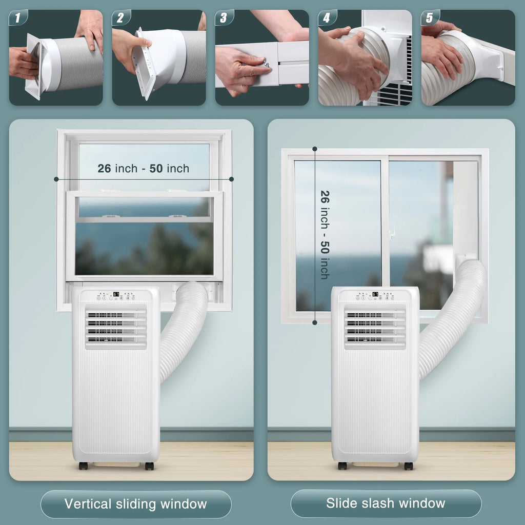 6000BTU Portable Air Conditioners 3-in-1 with Dehumidifier Fan K54395