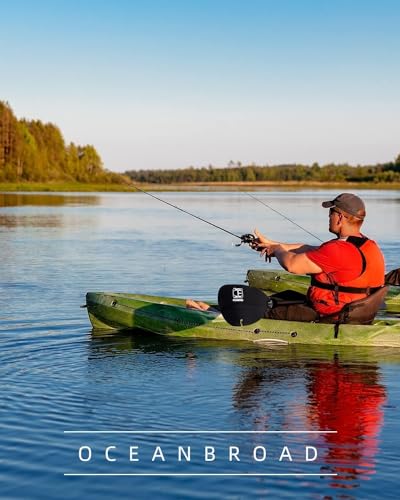 Adjustable Fishing Kayak Paddle with Paddle Leash Y83482