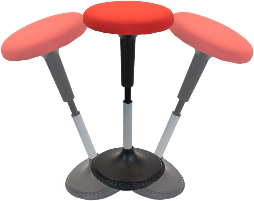 Black Adjustable Wobble Stool Z573