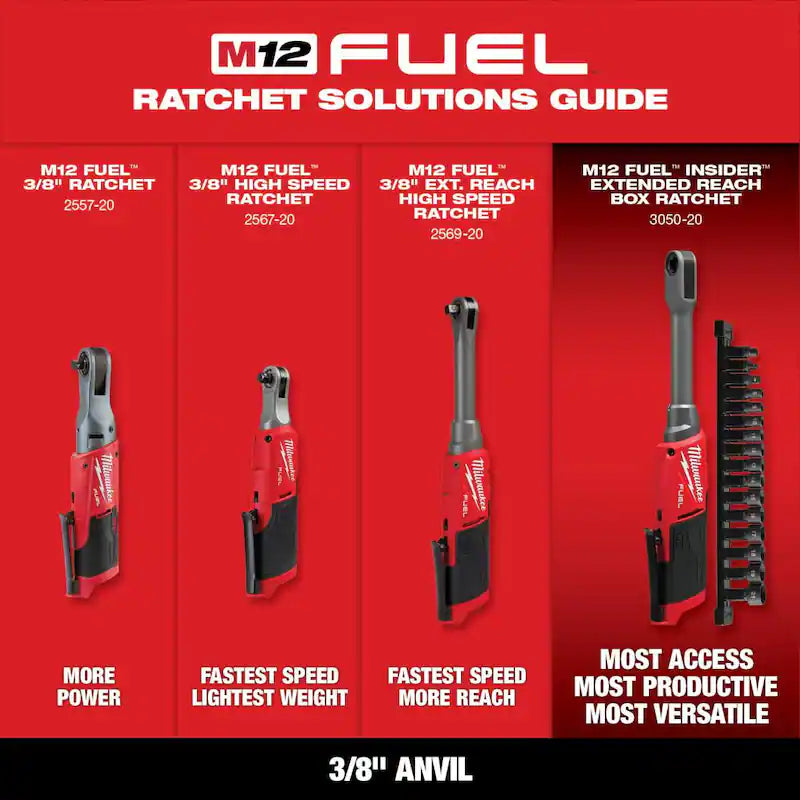 12-Volt Lithium-Ion Brushless Cordless 3/8 in. Ratchet R855358