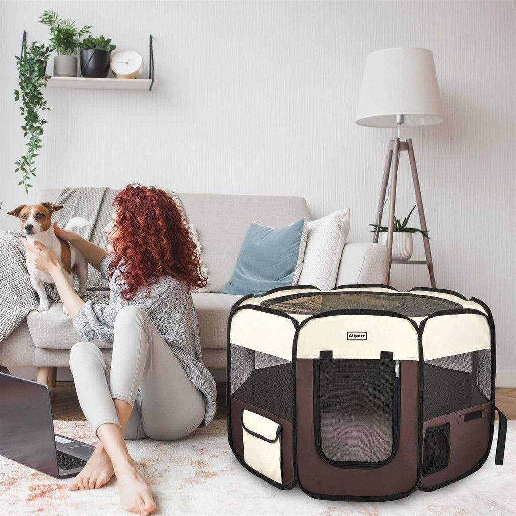 Portable Foldable Pet Playpen E65235