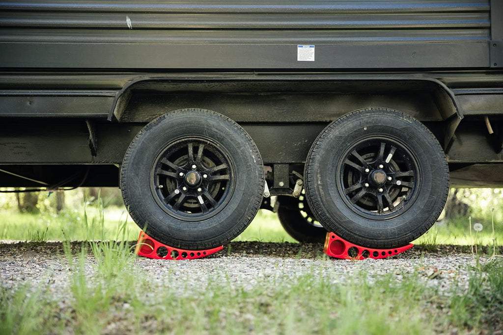 2-Pack Camper Leveler Blocks with Rubber Mats X65277