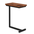Dark Cognac Brown C Side Table O254
