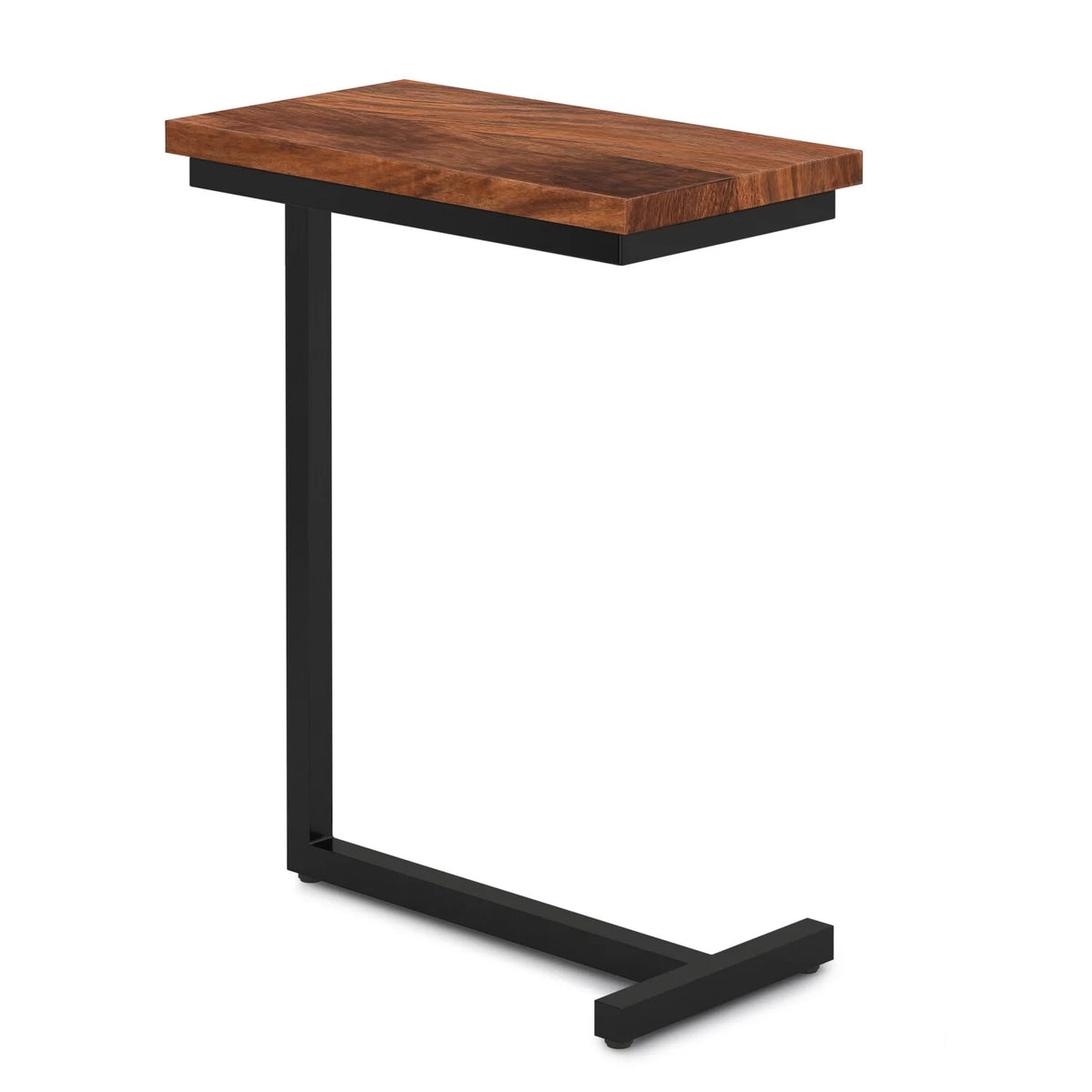 Dark Cognac Brown C Side Table O254