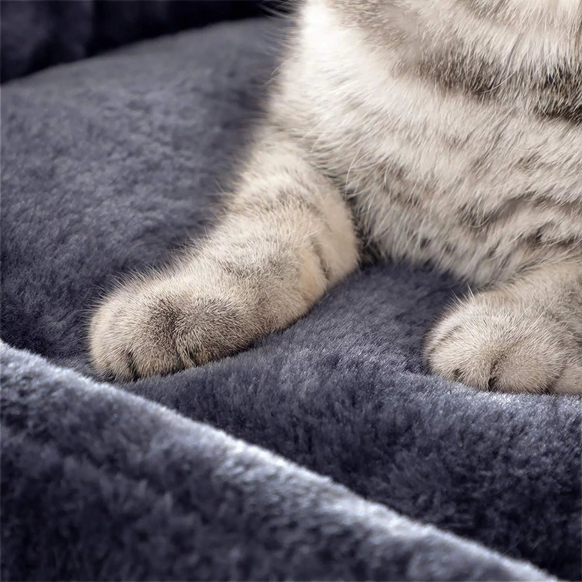 17" Cat Tree Climb Tower with Condo and Perches Gray U891084