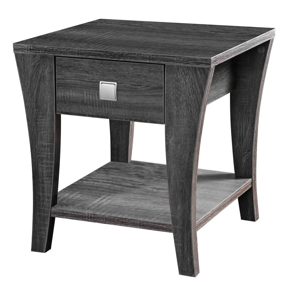 Contemporary Grey End Table K880