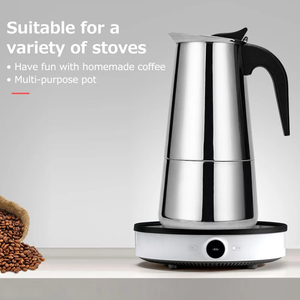 Stainless Steel Electric Coffee Maker O670076