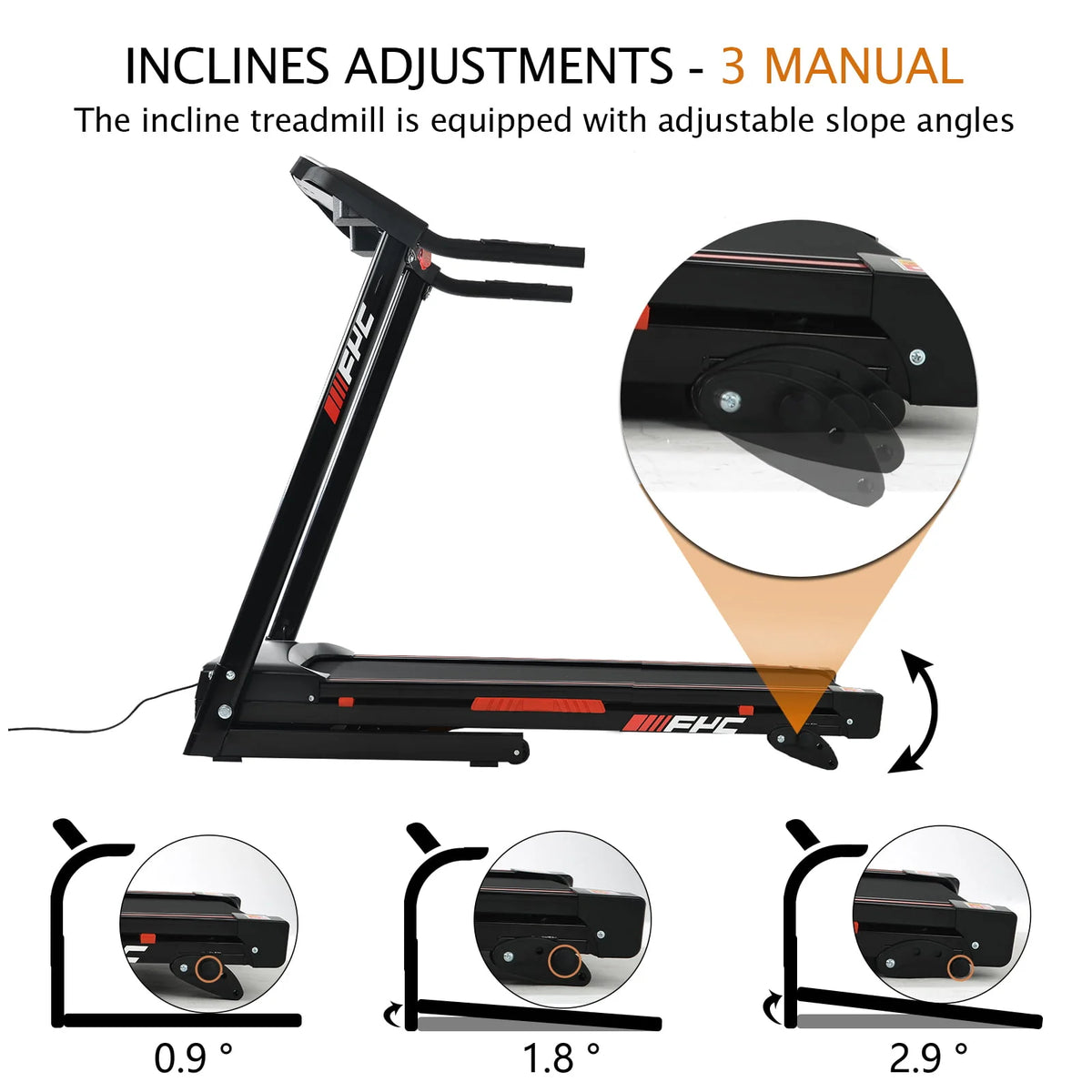 Folding Treadmill with Incline F64376