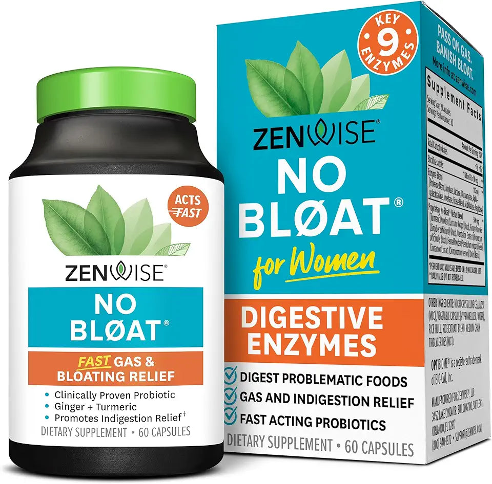 Digestive Enzymes + Probiotics with Ginger, Dandelion, and Lactase S1436