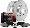Carbon-Fiber Ceramic Brake Pad and Drilled and Slotted Rotor Kit K3864