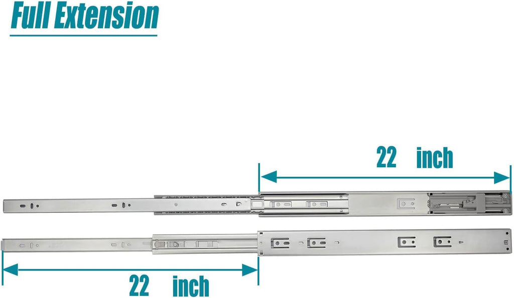 18 Inch Full Extension Ball Bearing Drawer Slides B95695