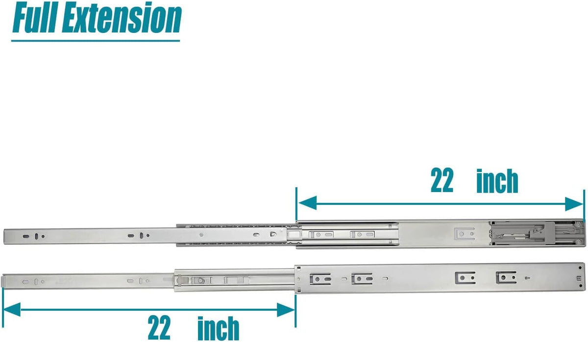 18 Inch Full Extension Ball Bearing Drawer Slides B95695