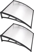 40x40 Clear Door Window Awning Patio Cover Polycarbonate Hollow Sheet Q448813