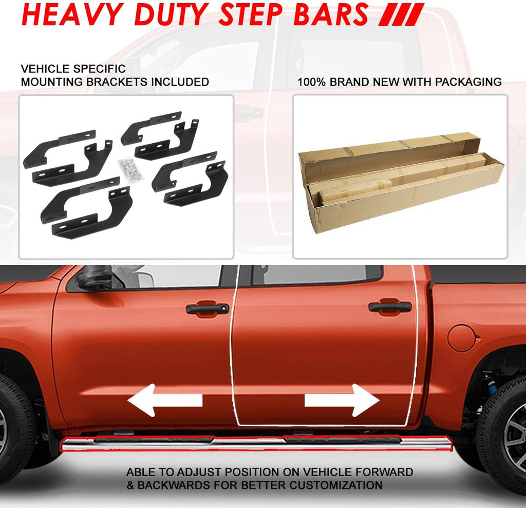 6 Inches Side Step Bar Running Boards N1420