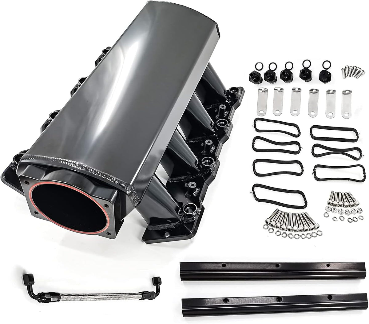 Intake Manifold with Throttle Body and Fuel Rails A543168