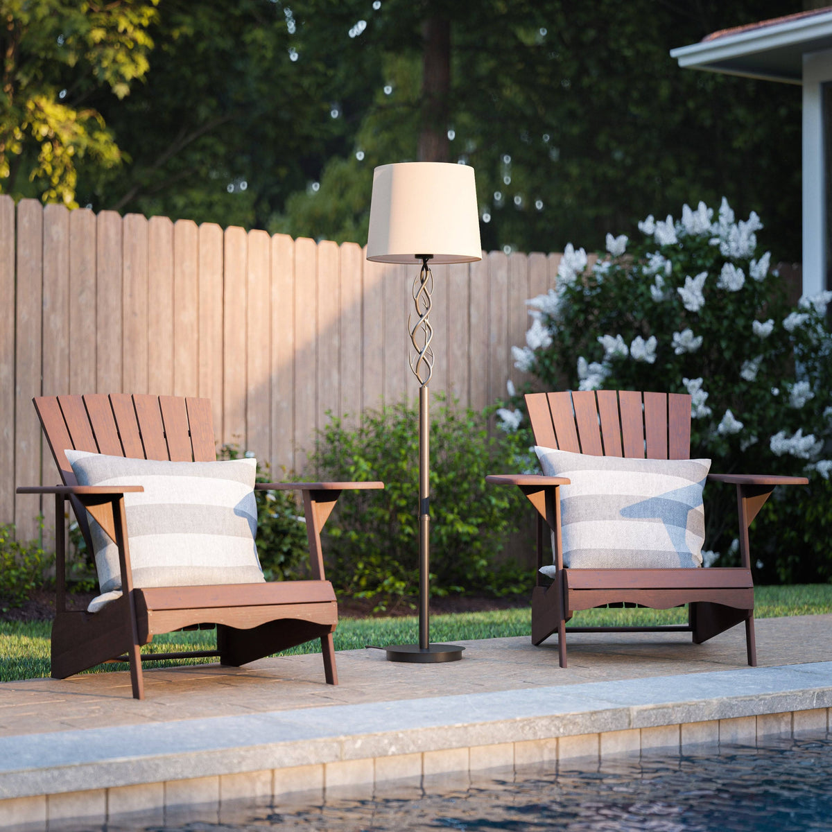 Bronze 59-Inch Outdoor Floor Lamp R525817